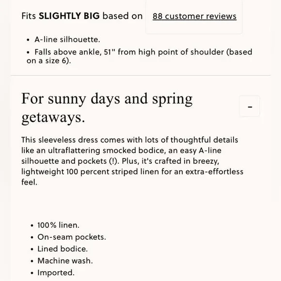 NWT J CREW Hyacinth dress in striped linen - Picture 7 of 7